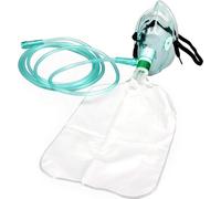 2PCS Non-Rebreather Oxygen Mask with Reservoir Bag - Size M（for Child）