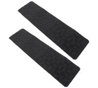 2pcs Non Slip Stair Treads Indoor for Wood, Polyester Step Covers | Embossed Leaf Pattern, Fall Prevention for Elderly Caregivers, Metal or Carpeted Stairs