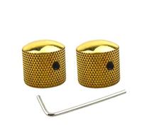 2Pcs Nonslip Guitar Potentiometer Control Knobs With Hole Volumes Tone Dome Top Knob For Electric Guitar And Bass Part Potentiometer Control Knobs