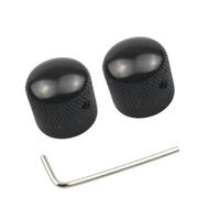 2Pcs Nonslip Guitar Potentiometer Control Knobs With Hole Volumes Tone Dome Top Knob For Electric Guitar And Bass Part Potentiometer Control Knobs