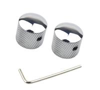2Pcs Nonslip Guitar Potentiometer Control Knobs With Hole Volumes Tone Dome Top Knob For Electric Guitar And Bass Part Potentiometer Control Knobs