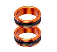 2pcs Nonslip Texture Fishing Line Guide Rings Durability Wide Grooves Rings Hand Protecting Gear Tool Hand Protecting Gear Tool