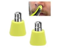 2PCS Nose Hair Trimmer Replacement Heads Compatible with One Blade, 360° Rotating Easy Cleaning Nose and Ear Hair Shaver Replacement Heads for Philips QP2520 QP2530 QP2523 QP2527 QP2533 QP6510