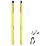 2PCS Note 9 Pen Replacement Stylus Touch S Pen for Galaxy Note 9 N960 (Without Bluetooth) with Tips/Nibs (2*Yellow/Blue)
