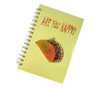 2Pcs Novelty Notebook 160 Page Wide Ruled Twin-Wire Binding Journal Wirebound Notepads 8x6Inch for Student Writing Time Management