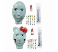 2PCS Novelty Pimple Popper, Reusable Self-Filling Funny Pimple Popping Fidget with Filler Tool Kits, Weird Alien Design Stress Relief Stuff for Acne Popping, Gift for Men Women Kid