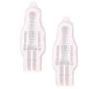2pcs Nutcracker Soldier Silicone Baking Molds for Christmas