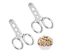 2Pcs Nutcrackers for Nuts, Stainless Steel Nuts Pistachio Sheller Opener Kitchen Tools, Nutcracker Multi-Function Walnut Pine Sheller Opener Nut Crackers, Specialty Tools and Gadgets