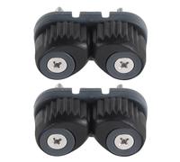 2pcs Nylon Boat Clam Cleat Rope Clamp for Kayak Dock Line Anchor Rope | UV Resistant Lightweight Design, High Strength and Water Resistant, for Boat Deck Hardware Use