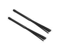 2Pcs Nylon Drum Brushes Drum Stick Brushes Percussion Brush Stick For Jazzes Acoustic Playing Music Lover Professional Brush