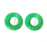 2PCS Nylon Lawn Trimmer Line 30m Length Each for Use in Garden Maintenance and Removal with 1.6mm and 2.0mm Options (1.6mm green)