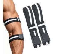 2Pcs Occlusion Bands, Blood Flow Restriction Band Set for Arms, Legs & Glutes Occlusion Training, Quick-Release Strong Elastic Strap for Men & Women
