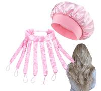 2Pcs Octopus Heatless Curling Hair Curlers Rod Headband Includes Bonnet Set, No Heat Curling Rod Overnight Headband Rollers Curl Rods Lazy Styling Tools Set for Waves and Curls for Long/Short Hair