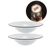 2Pcs of Replacement Glass Dish for Electric Oil Burner or Tea light candle holder wax Melt burner spare glass dish for wax burner