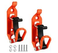 2pcs Off Road Shovel Holders, Orange Shovel Mount for Roof Rack Clamps Quick Fist Clamp Mounting Kit with Screws Nuts Metal Roof Rack Fasteners Wall Mount Tools for Truck Car Boat