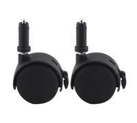 2pcs Office Chair Casters 2 Inch 7x38 Plastic Insert Wheels