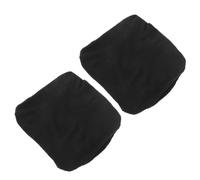 2pcs Office Chair Seat Cover Stretch Elastic Polyester Spandex Black | Machine Washable, Easy Installation and Removal, Enhanced Comfort, Modern Minimalist Style for Office Seating