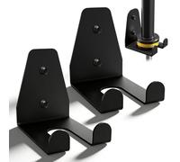 2PCS Olympic Barbell Holder, Wall Mounted Dumbbell Rack Storage Vertical Hanging Barbell Racks for Squat Rack, Home Gym and Garage with Screws