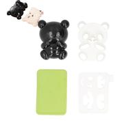 2Pcs Onigiri Molds, Cute Panda Pattern Rice Ball Mould, Sushi Molds Rice Ball Bento Presses Accessories DIY Kitchen Tools for Kitchen
