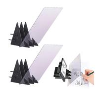 2PCS Optical Drawing Board Clear Tracing Projector for Drawing Portable Kids Drawing Projector Tracing Board Lightweight Copy Board Art Sketch Projector Tool for Children Beginners (20 * 13.5cm)