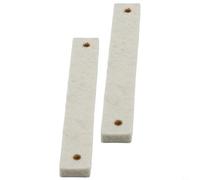 2PCS or 4PCS Exercise Bike Brake Pads Wool and Cowhide Material Replacement Pads for Cycling Machines Strong Friction and Brake Performance (2PCS wool pads)