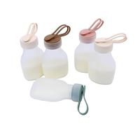 2Pcs Or 5Pcs Foldable Silicone Breast Milk Storage Bottle Leak Proof Design Food Grade Dishwasher and Freezer Safe Portable Breast Milk Storage