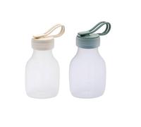 2Pcs Or 5Pcs Foldable Silicone Breast Milk Storage Bottle Leak Proof Design Food Grade Dishwasher and Freezer Safe Portable Breast Milk Storage