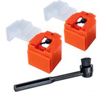 2PCS Orange ATN3600L Stylus for Audio Technica AT LP60 AT PL50 AT PL300 AT LP2D Turntable with Cleaning Tool for Record Player Cartridge Upgrade