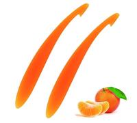 2Pcs Orange Peeler, Orange Peeler Tool, Simple Long Handled Orange Peeler Tool, Citrus Opening Tool, Easy to Open Orange and Citrus Kitchen Accessory Tool, Peeler Tool for Lemon, Orange, Mango