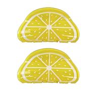 2Pcs Orange Shape Lemon Gripping Clip Fruit Print Hair Claws Non Slip Hairs Claws Clips Cute Vivid Color Women Girls Hair Accessories Clips and Barrettes Decoration,Care 3" Medium