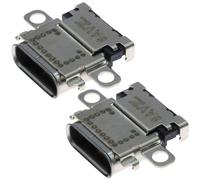 2PCS Original Replacement Charging Port USB C Type-C SYNC & Power Charger Socket for Nintendo Switch Console