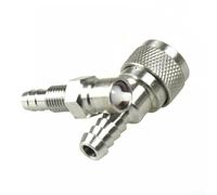 2Pcs Outboard Fuel Connector,Metal Alloy Fuel Hose Connector,2/4 Strokes Engine For Tohatsu For Nissan Outboard 5HP To 90HP