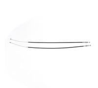 2pcs Outboard Throttle Cable Metal Enhanced Performance Boat Outboard Engine Throttle Shift Cable for 40hp Outboard Optimize fuel efficiency with high-strength metal material