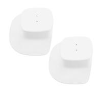 2pcs Outdoor Security Camera Rain Cover Dome Plastic UV Shield | White Dome Design, Easy to Clean Finish, for Dome and Bullet Cameras in Driveways