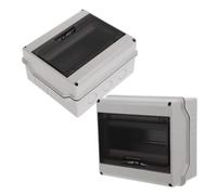 2pcs Outdoor Weatherproof Electrical Box 8 Way with Window