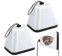 2PCS Outside Tap Cover Frost Protector, Outdoor Tap Cover for Winter, Double Layerds Insulation Faucet Covers, Frost Free Insulated Spigot Covers, Thermal Tapcover for Outdoor Taps from Freezing