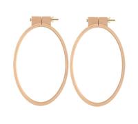 2pcs Oval Embroidery Hoops, 11.6x7.9in Cross Stitch Hoop Wood Display Frame Embroidery Frames for Sewing, Needlework, DIY Embroidery Craft