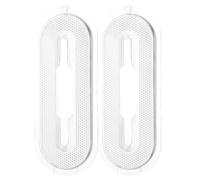2pcs Oval Range Hood Light Cover, ABS Replacement Lens for Kitchen Stovetop | Smooth Protective Panel Helps Shield Bulbs from Grease, Supporting Brighter Cooking Areas and Appliance Repairs