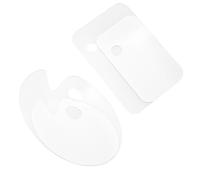 2PCS Oval Ylic T - Transparent Non-S Oil T Mixing Tray, Comfortable Ip, Easy to for DIY Art Ting, for Artists & Ters (1)