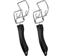 2Pcs Oven Tray Extractor Grill Clip Toaster Oven Food Clip Oven Tray Handle Common for Trays and Grills Quick Removal Grill Handle