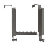 2Pcs Over Door Clothes Drying Racks, Over The Door Folding Drying Rack with 6 Grooves Over Door Hangers for Clothes, Hang Over Door Airer Folding Door Hanger for Clothes, Coat, Behind Door (black)