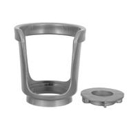 2pcs Oxygen Cylinder Handle Cap, Silver Plastic Snap Ring | Valve Guard for Gas Cylinders, Adaptable Use, Airtight Seal Support, Welders and Lab Technicians