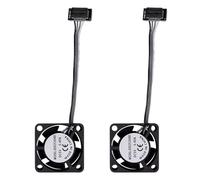 2PCS P1P/P1S DC5V 2510 Extruder Hotend Cooling Fan of Bambu Lab 3D Printer Accessories, 25x25x10mm 0.2A Current for 3D Printer, Cooling Fan 3D Printer Parts with 70mm Cable Line and 14000 ± 10% RPM