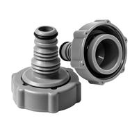 2Pcs P6H1419 Pool Drain Adapter Connect Fitting Replacement for Above Ground Pools 1.25 Inch Hose to 1.5 Inch Valve, Compatible with Bestway Coleman Pool Parts