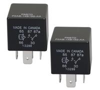 2Pcs P6SDT FOAB-14B192-AA Relay - 12VDC 40A 5 Pins, Fit for Ford, Lincoln, Mercury,Repair The Electrical Systems