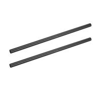2Pcs / pack 15mm Aluminum Alloy Rod 35cm Length 12mm Thread Design Shoulder Component for Camera Accessories Camera Shoulder