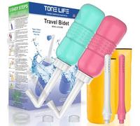 2PCS-Pack 2-in-1 Portable Bidet Vaginal Douche,450ml Travel Bidet Bottle Perineal Bottle for Postpartum Care