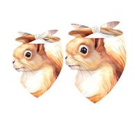 2pcs Pack Dog Bandanas Autumn Squirrel Fall Triangle Scarf for Small Medium Large Dogs and Cats Pet Kerchief Triangle Scarfs Bibs