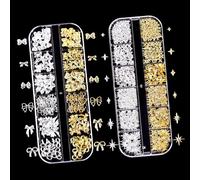 2pcs / Pack Elegant Metal Bend Unguis Addons Twelve Hundred Delicate Skin and Special Incidents Professional Unguis Art Enchantments