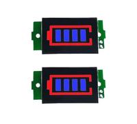 2pcs / Pack Lithiums Batteries Capacity Indicators Module for 1-8S with High Visibility Green/Blue LEDs 5mA Current 3-34V Batteries Capacity Tester